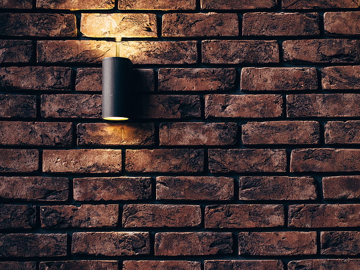 Wall lights add to the atmosphere